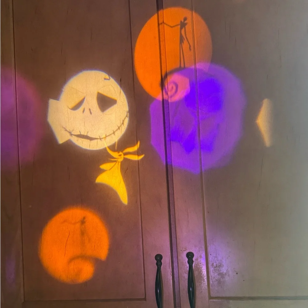 Disney Tim Burton's Nightmare Before Christmas LED Whirl-A-Motion Projector